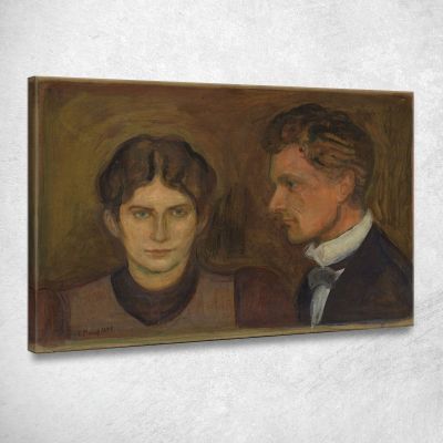 Aase And Harald Nørregaard Edvard Munch, em39 ภาพพิมพ์บนผ้าใบแคนวาส