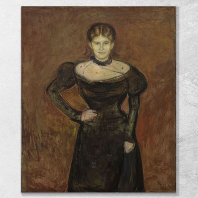 Aase Nørregaard Edvard Munch, em40 canvas print