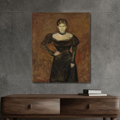 Aase Nørregaard Edvard Munch, em40 canvas print