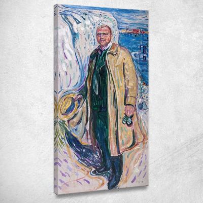 Christian Gierlöff Author Edvard Munch, em81 canvas print