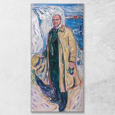 Christian Gierlöff Author Edvard Munch, em81 canvas print