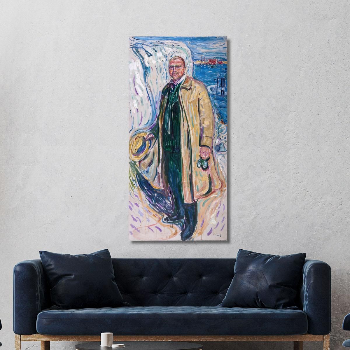 Christian Gierlöff Author Edvard Munch em81 canvas print 