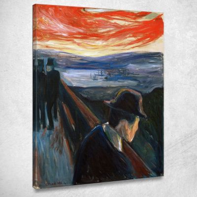 Despair 2 Edvard Munch, em93 canvas print