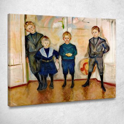 Dr. Linde S Sons Edvard Munch, em96 canvas print