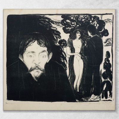 Jealousy Ii Jealousy Ii Edvard Munch em105 canvas print 