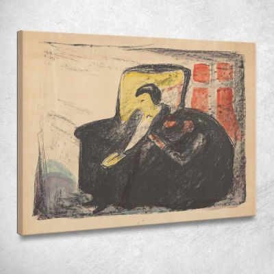 Ghosts Osvald Edvard Munch, em127 canvas print