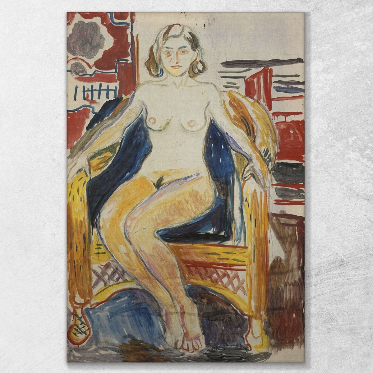 Girl From Nordland Edvard Munch em129 canvas print 