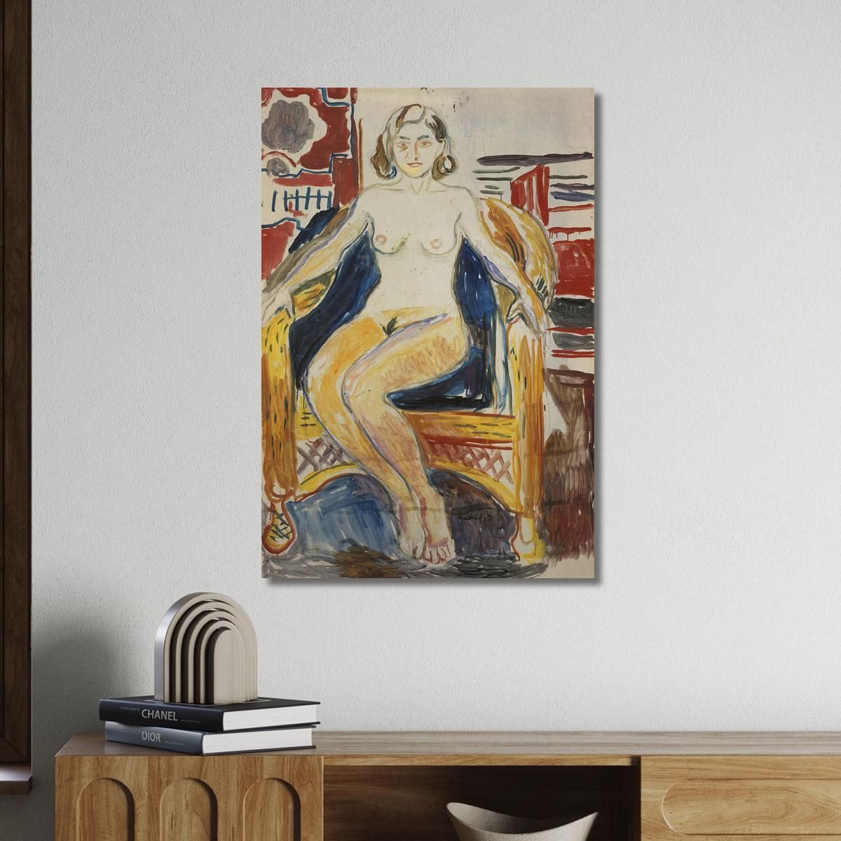 Girl From Nordland Edvard Munch em129 canvas print 