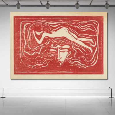 In The Man'S Brain Edvard Munch, em148 canvas print