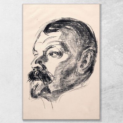 Jens Thiis Edvard Munch, em155 canvas print