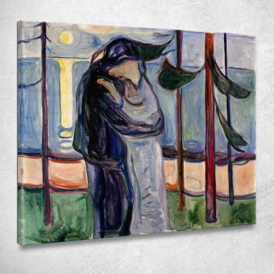 Kiss On The Beach Edvard Munch em158 canvas print 