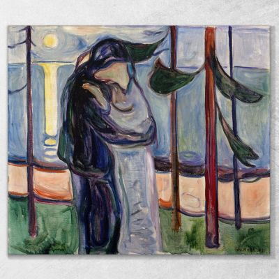 Kiss On The Beach Edvard Munch em158 canvas print 