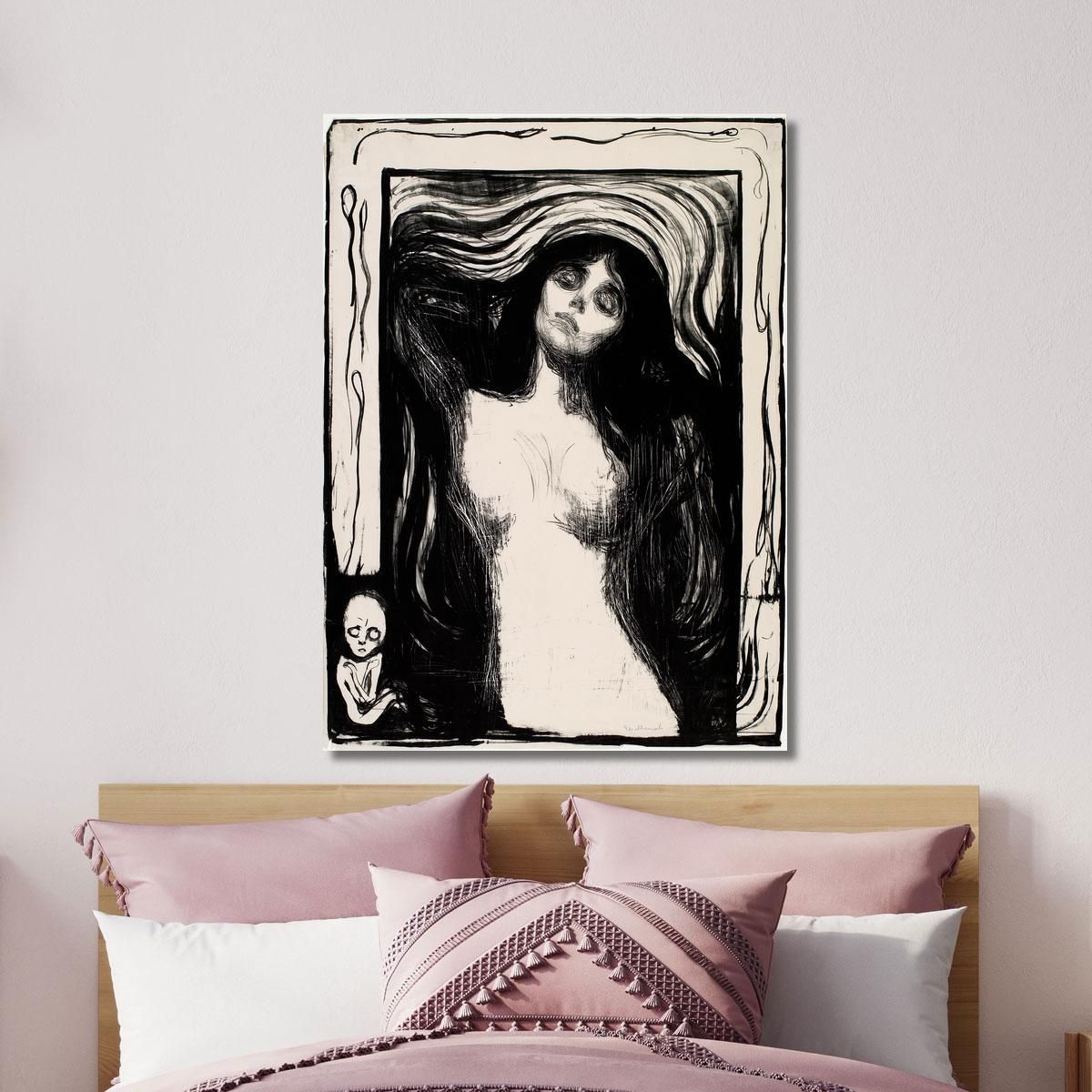 Madonna 3 Edvard Munch, em180 canvas print