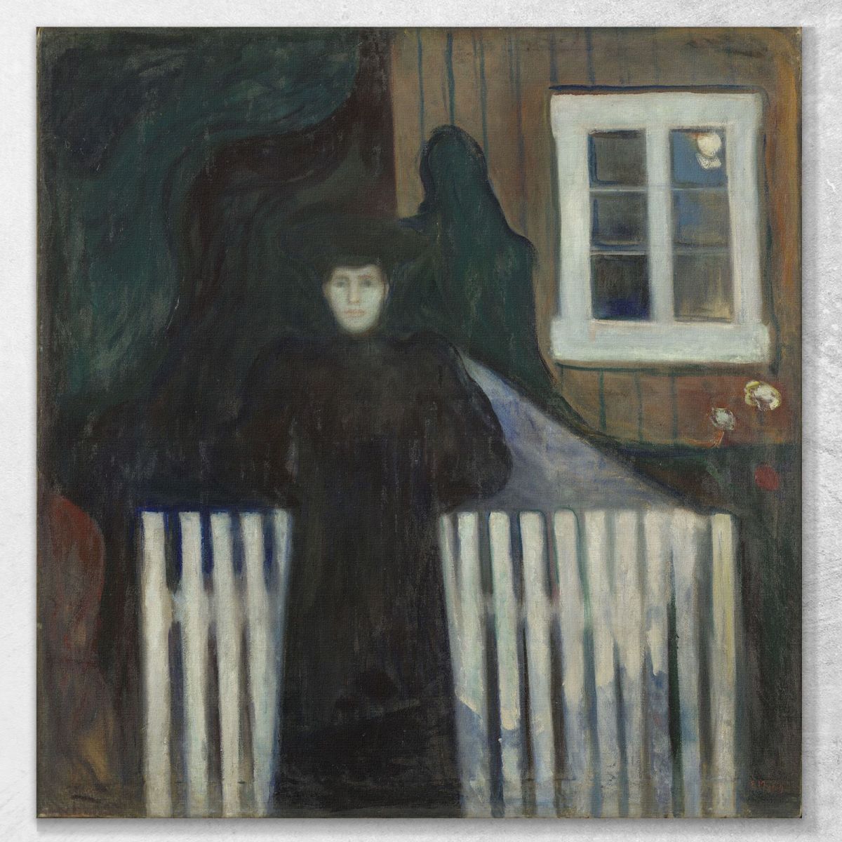 Moonlight 2 Edvard Munch em208 canvas print 