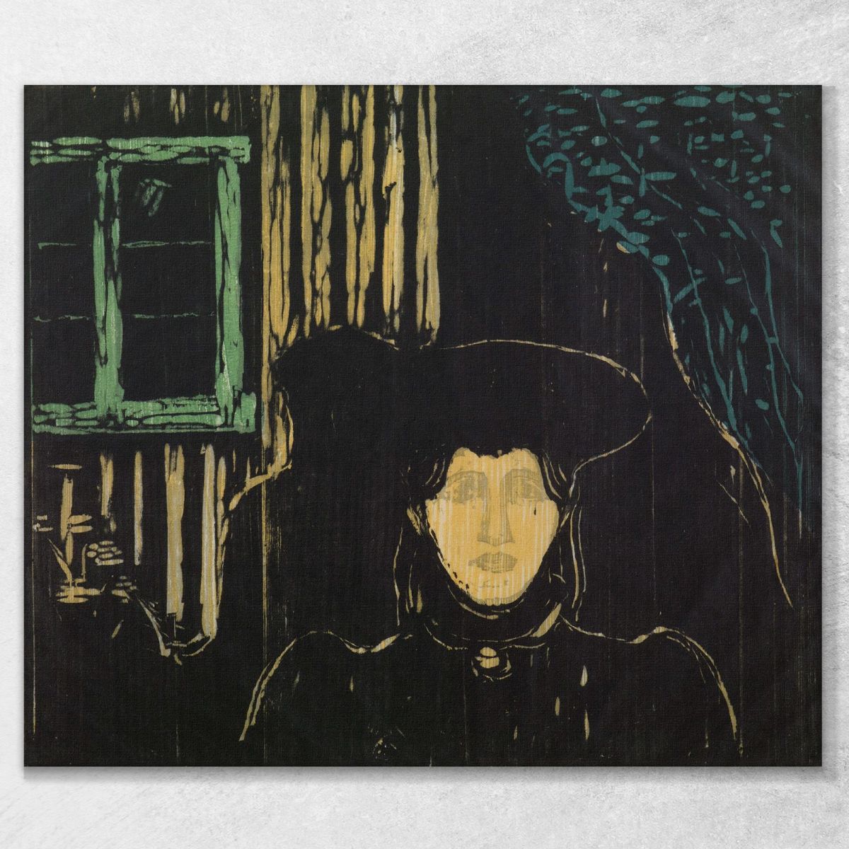 Moonlight Edvard Munch em212 canvas print 