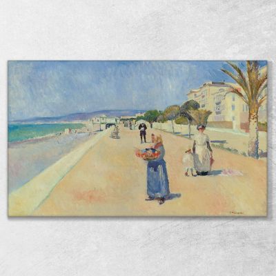 Morning On The Promenade Des Anglais Edvard Munch, em213 canvas print