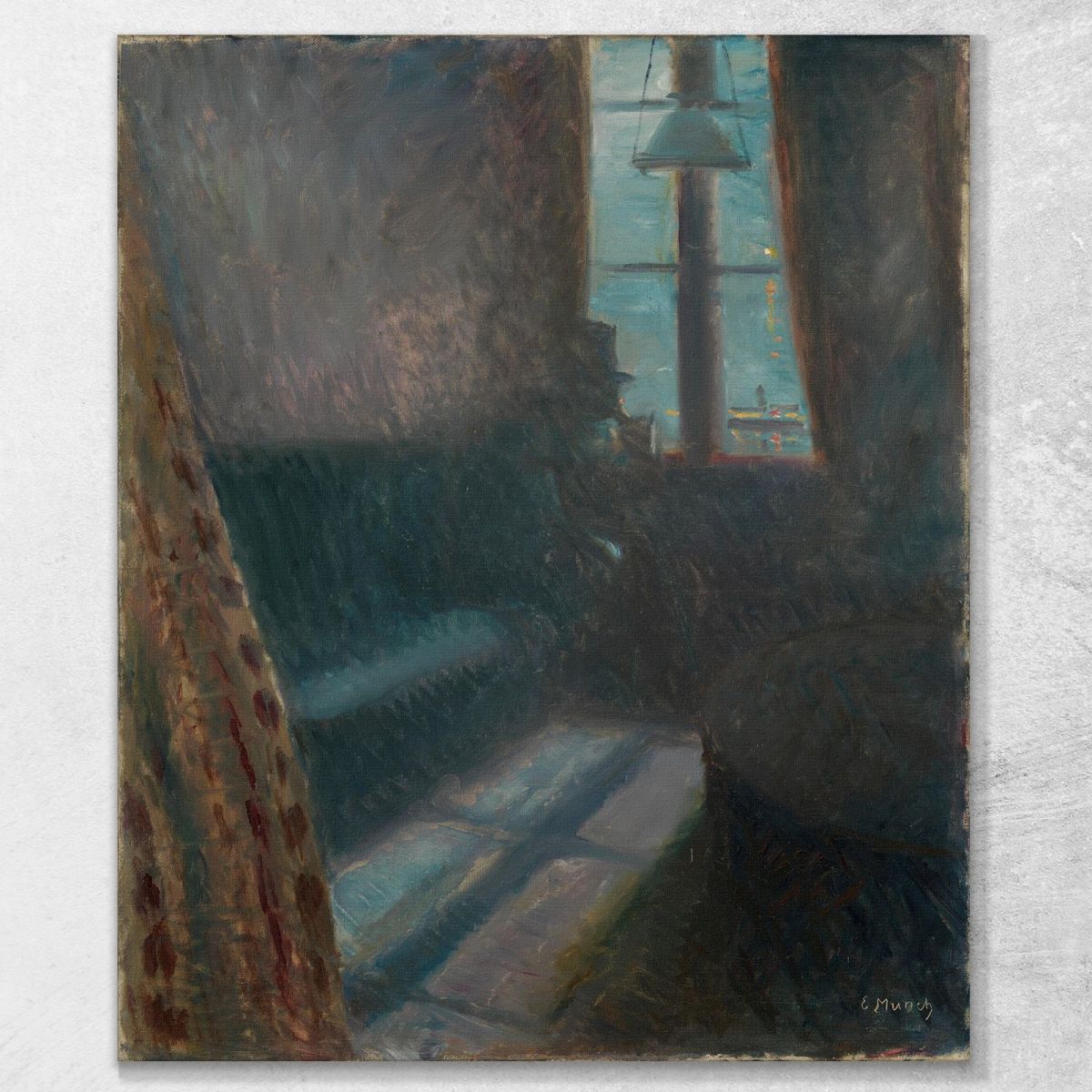 Night In Saint-Cloud Edvard Munch, em229 canvas print