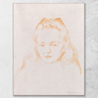 Ottilie Schiefler Edvard Munch, em242 canvas print