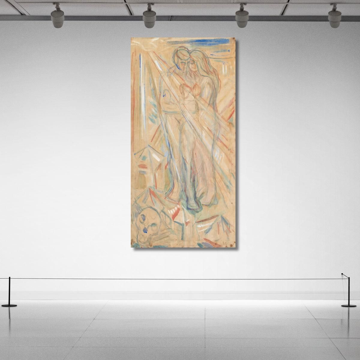 Physics Edvard Munch, em244 canvas print