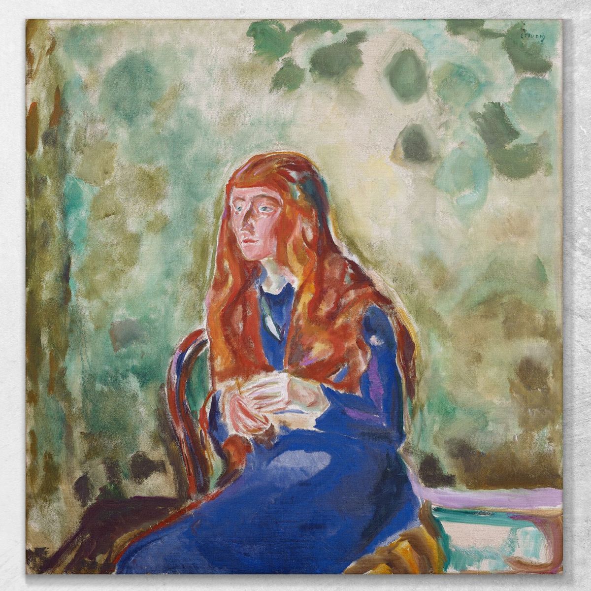 Portrait Of Käte Perls Edvard Munch, em248 canvas print