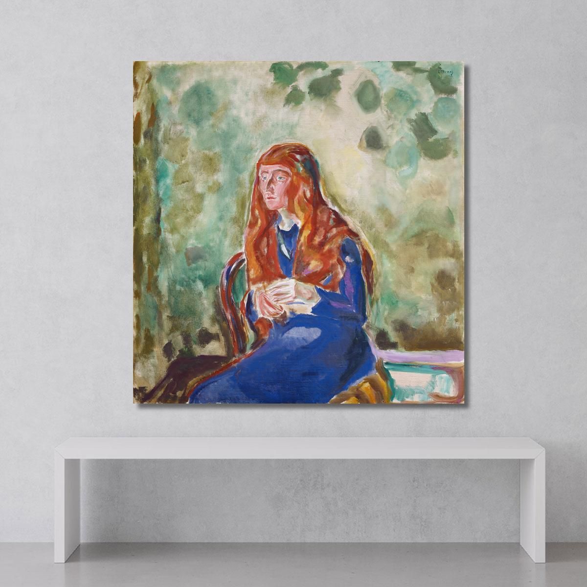 Portrait Of Käte Perls Edvard Munch, em248 canvas print