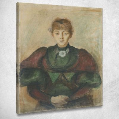 Ragnhild Bäckström Edvard Munch, em258 canvas print