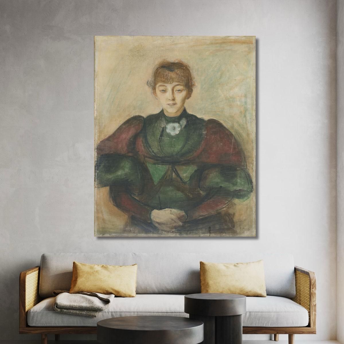 Ragnhild Bäckström Edvard Munch, em258 canvas print