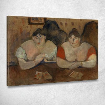 Rose And Amelie Edvard Munch, em264 canvas print