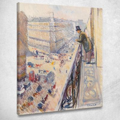 Rue Lafayette Edvard Munch, em265 canvas print