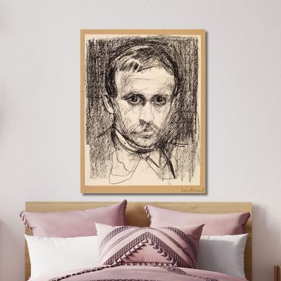 Sigbjørn Obstfelder Edvard Munch, em280 canvas print