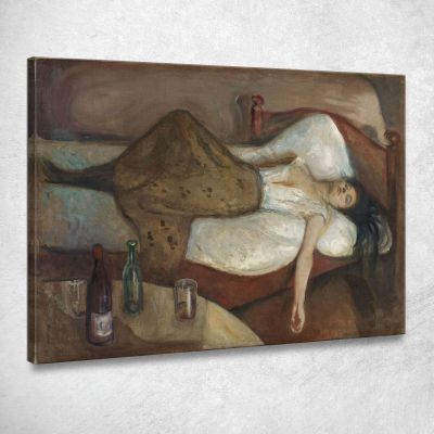 The Day After Edvard Munch, em314 canvas print