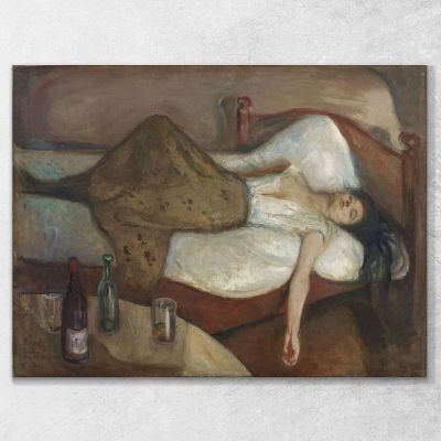 The Day After Edvard Munch, em314 canvas print