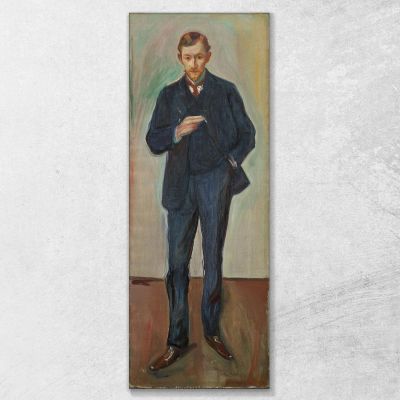 The Frenchman Marcel Archinard Edvard Munch, em323 canvas print