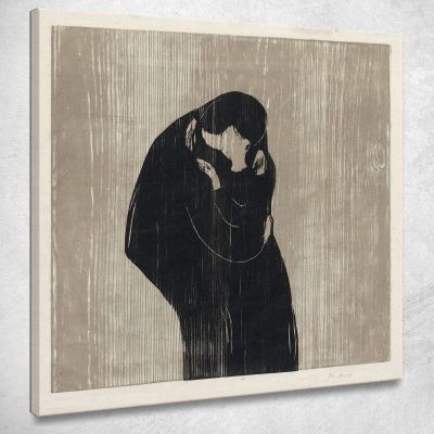 The Kiss Iv Edvard Munch em332 canvas print 