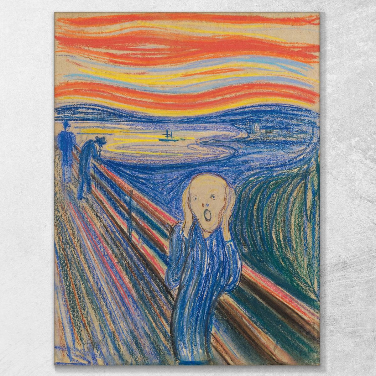 The Scream 2 Edvard Munch, em339 canvas print