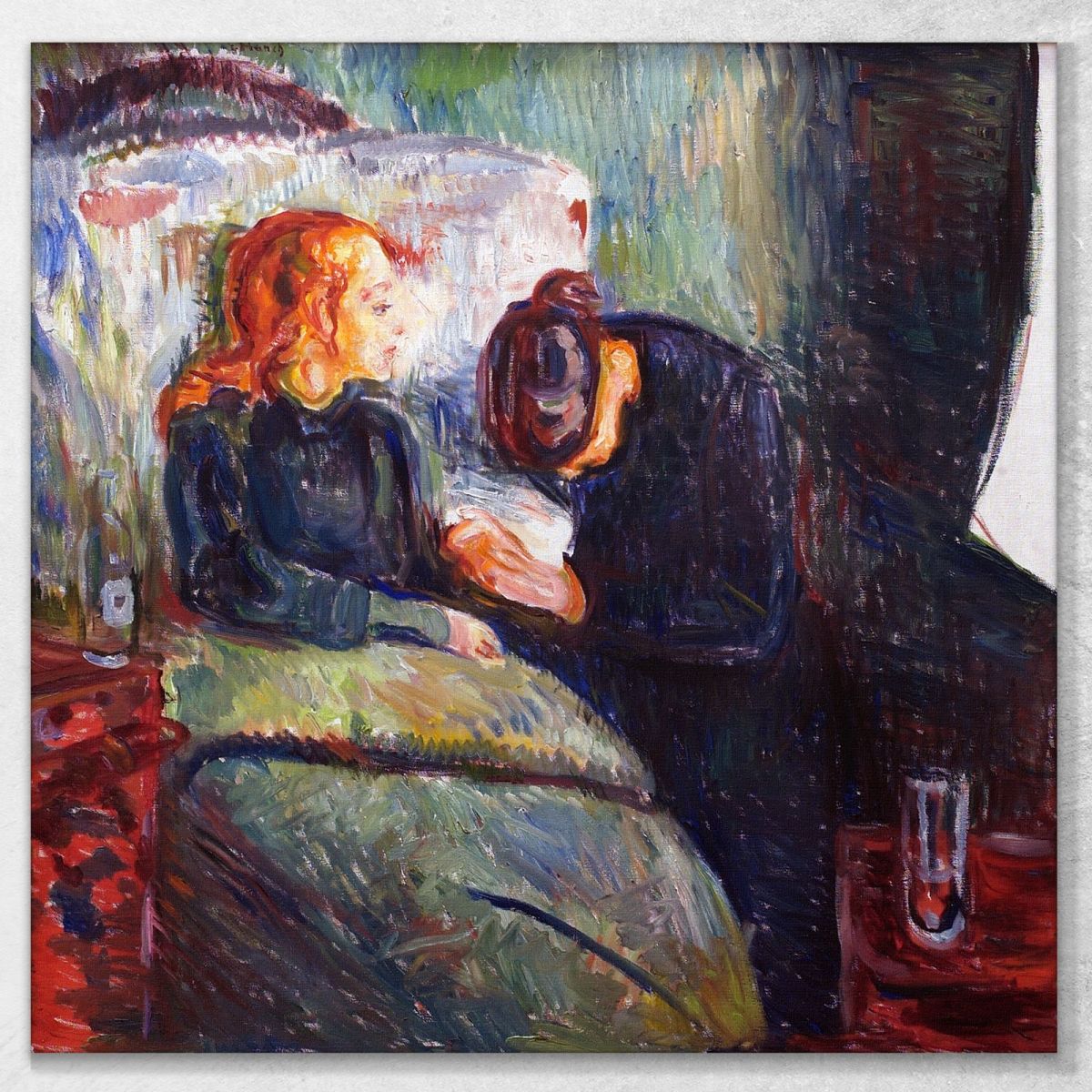 The Sick Child Edvard Munch em342 canvas print 