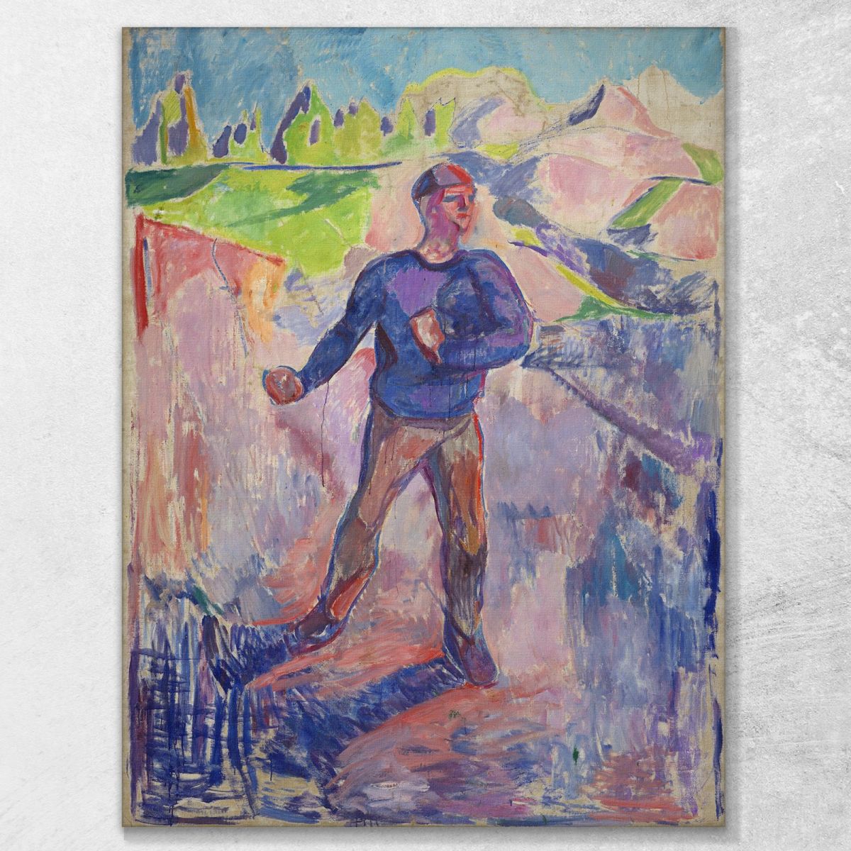 The Sower Edvard Munch em347 canvas print 