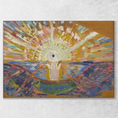 The Sun Edvard Munch em351 canvas print 