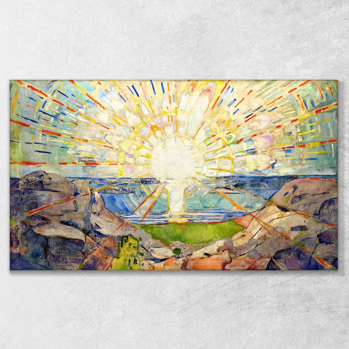 The Sun 1911 Edvard Munch, em352 canvas print