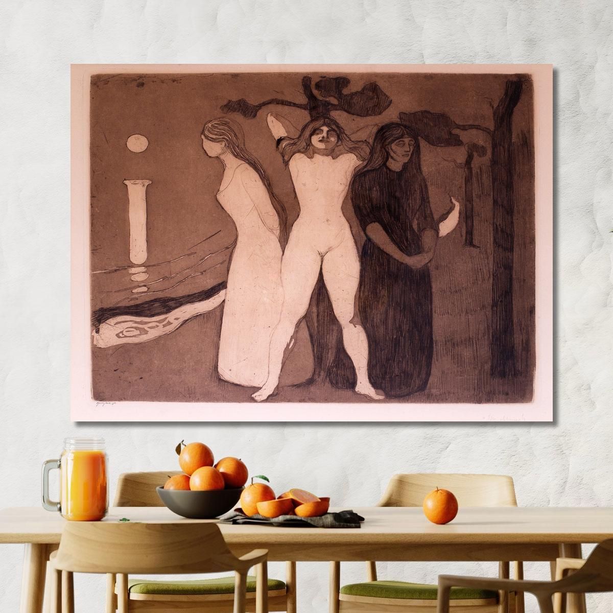 The Woman Edvard Munch em360 canvas print 