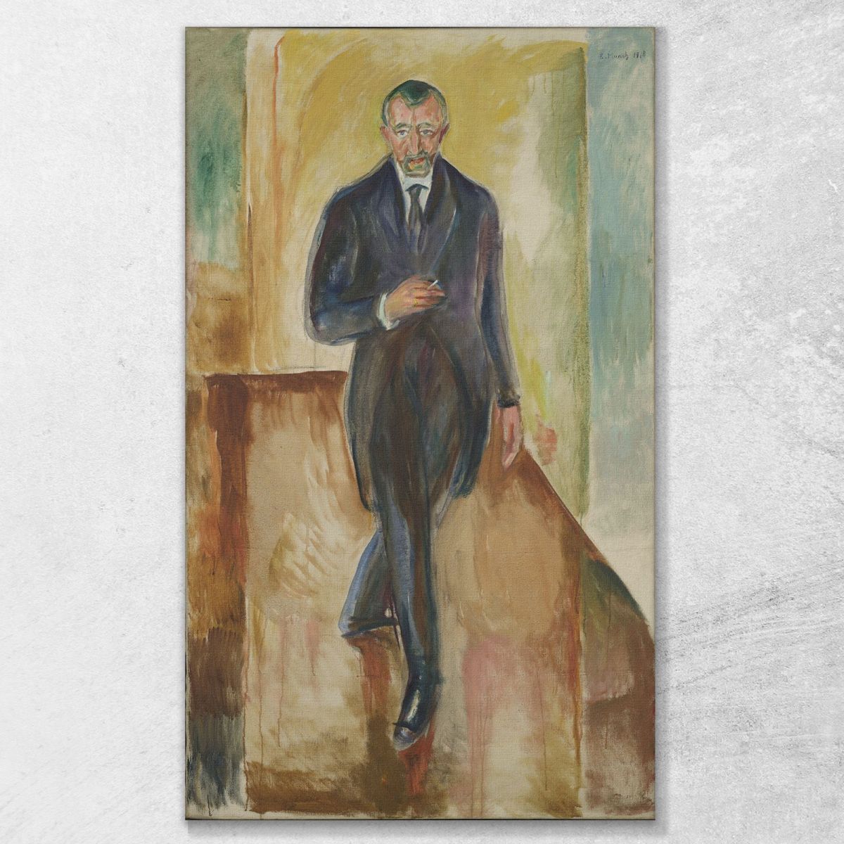 Thorvald Løchen Edvard Munch, em362 canvas print