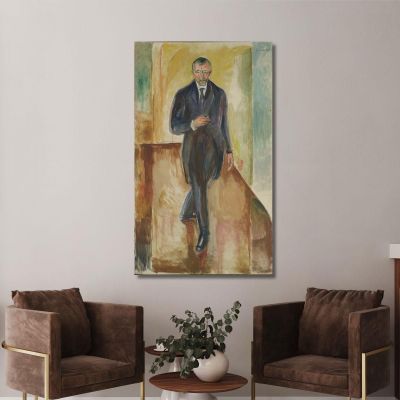 Thorvald Løchen Edvard Munch, em362 canvas print