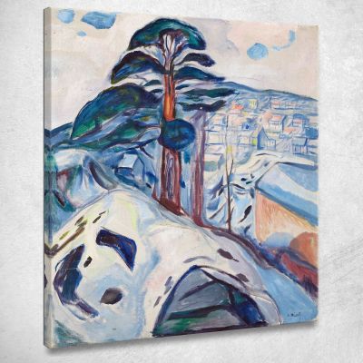 Winter In Kragerø Edvard Munch em394 canvas print 