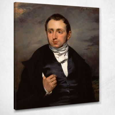 A Portrait Of Dr. François-Marie Desmaisons Eugène Delacroix edx4 canvas print 