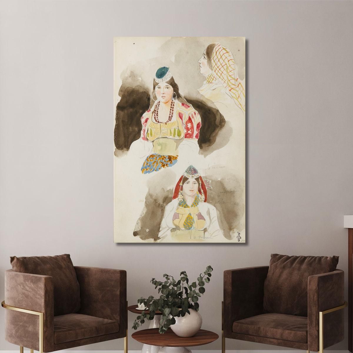 Morocco Travel Album Eugène Delacroix edx7 canvas print 