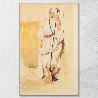 Arab Standing Eugène Delacroix edx11 canvas print 