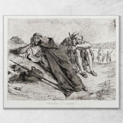 Arabs Of Oran Eugène Delacroix edx12 canvas print 