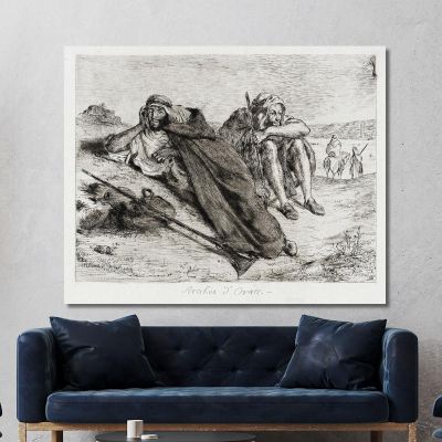 Arabs Of Oran Eugène Delacroix edx12 canvas print 