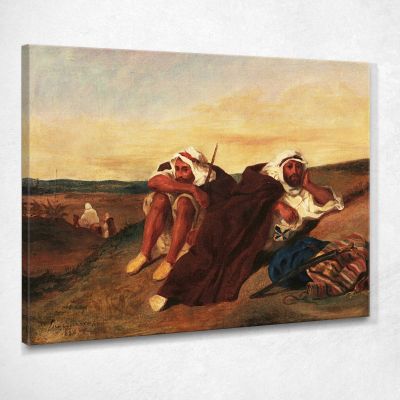 Arabs Of Oran Eugène Delacroix edx13 canvas print 