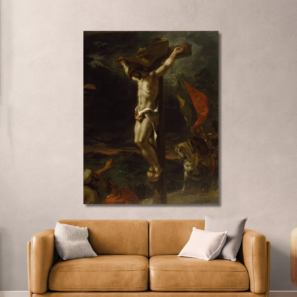 Christ On The Cross Eugène Delacroix edx19 canvas print 